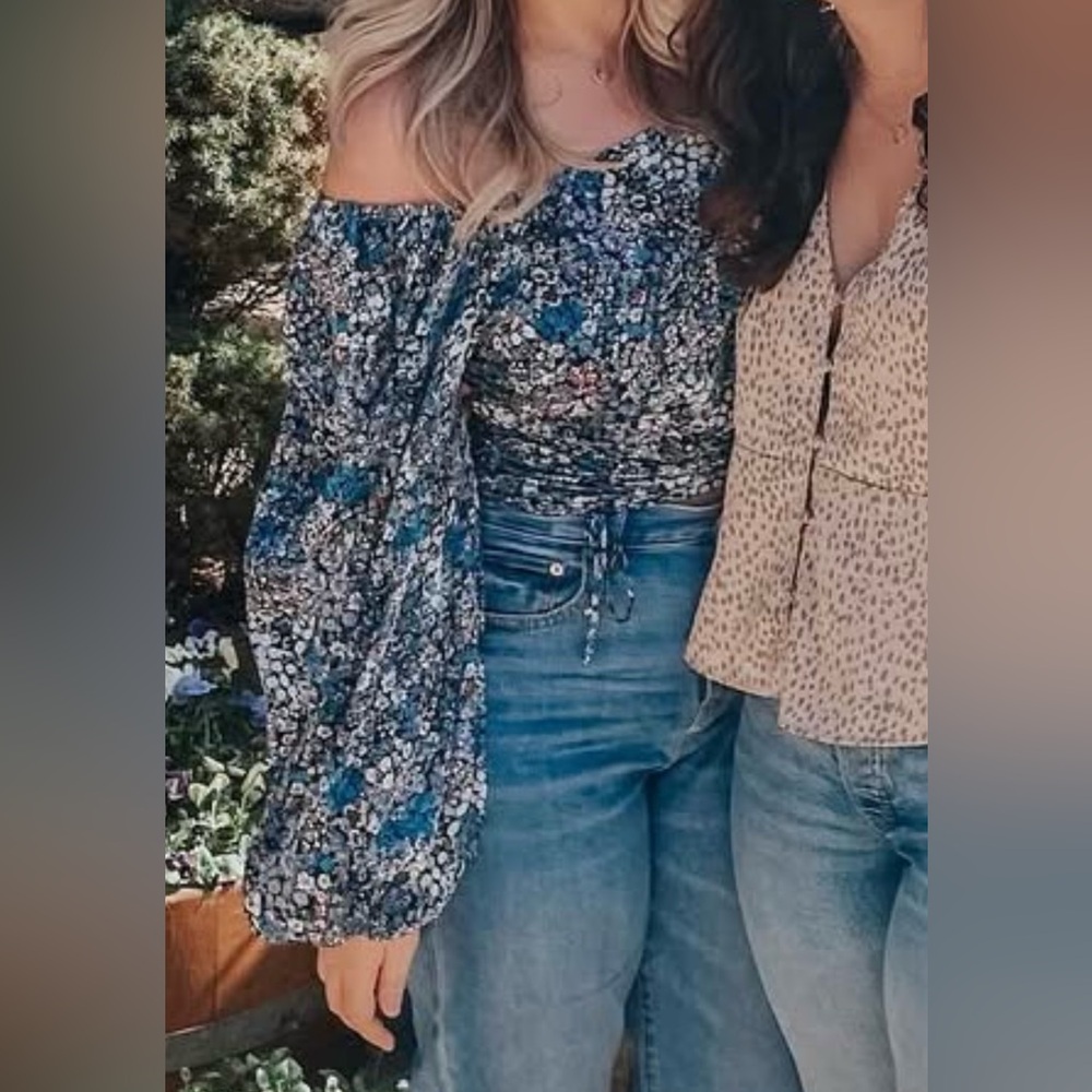 Wild Fable Floral Off-Shoulder Top